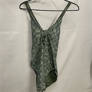 Ibiza Strappy Green One Piece swimsuit